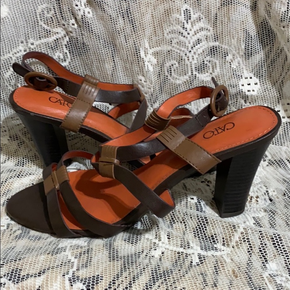 CATO STRAPPY HEELS